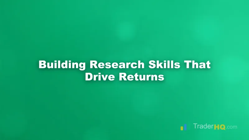 Build Your Investment Research System From Scratch