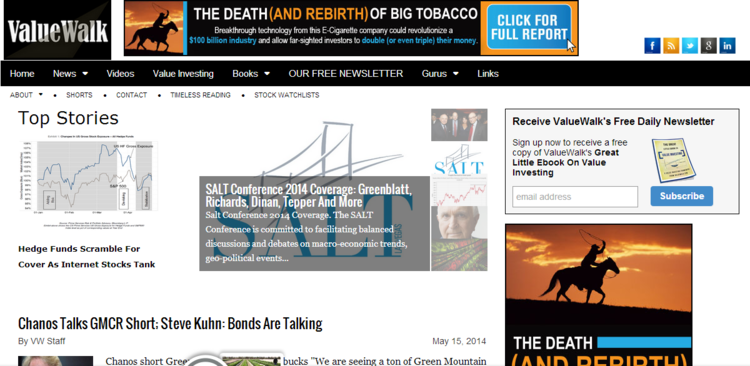ValueWalk blog screenshot