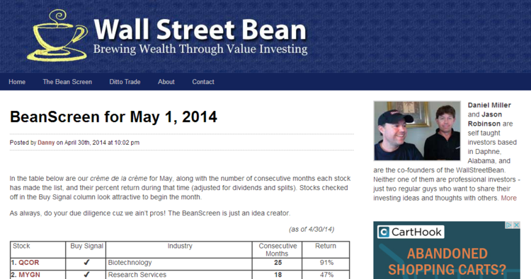 Wall Street Bean