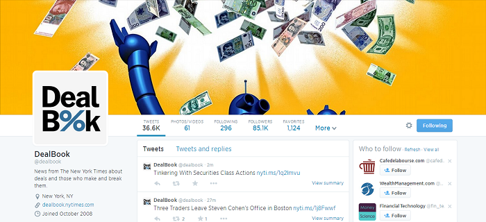 dealbook twitter profile