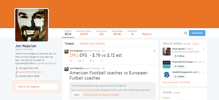 optionmonster twitter profile