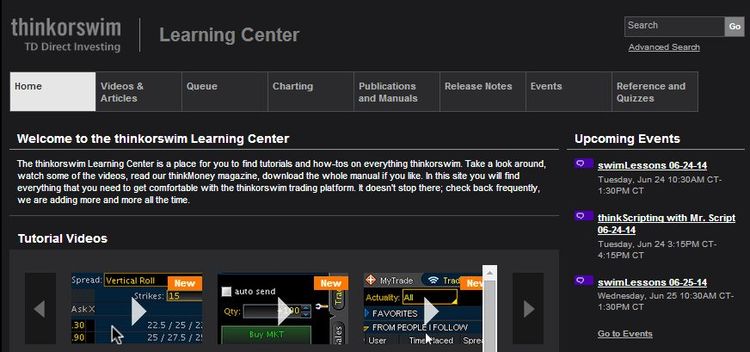 thinkorswim Learning Center